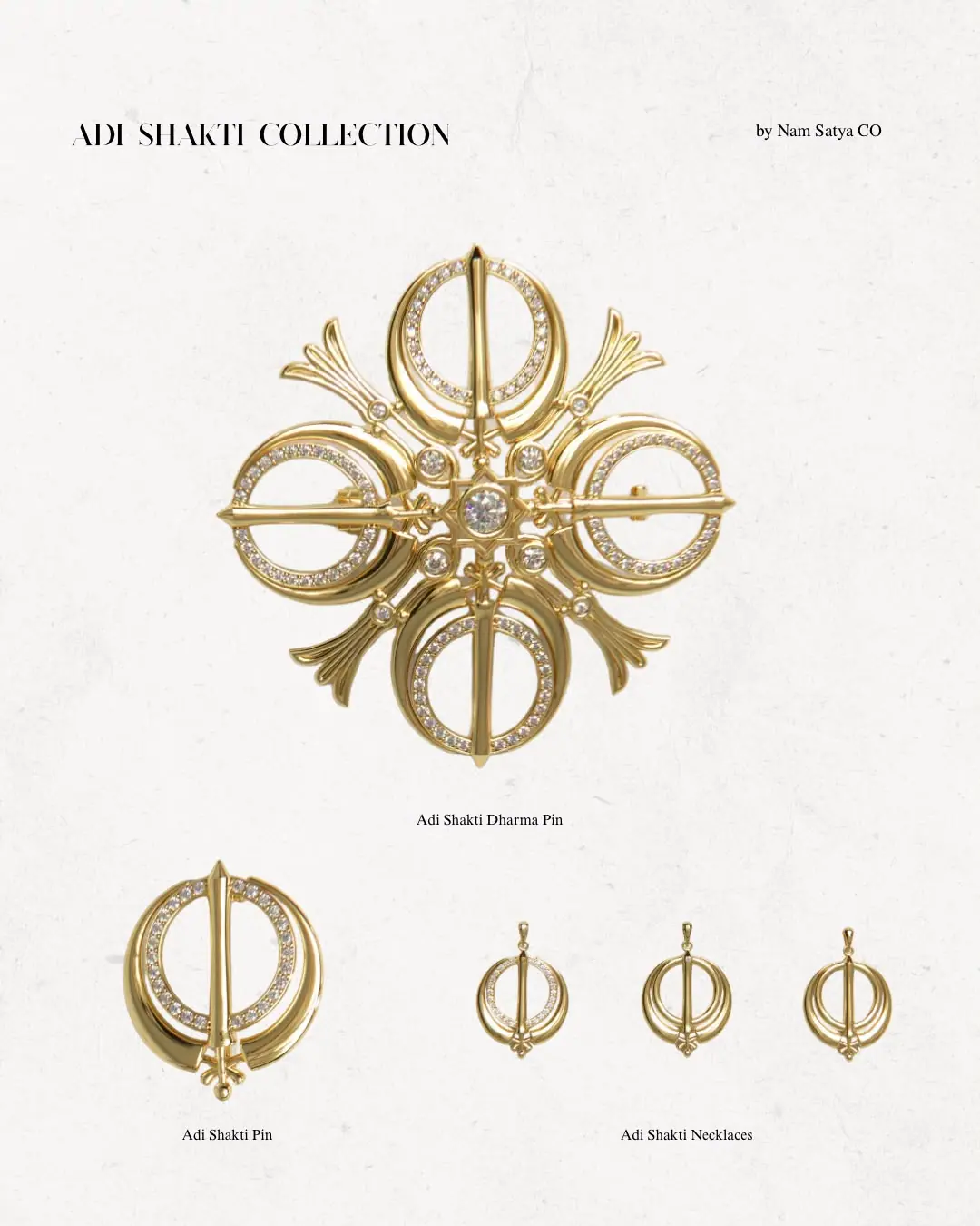 Adi Shakti collection presentation board